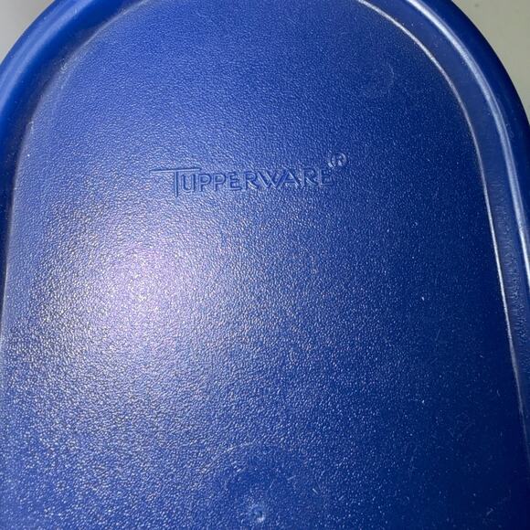 Tupperware Modular Mates Flip Top Blue Seals #4 9 3/4 cup and #3 7 1/4 Cup - Picture 4 of 14